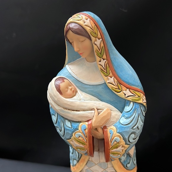 Jim Shore Inspired Our Hearts,Oh Blessed Mother 2012 Mary Mother of God … - Picture 9 of 16